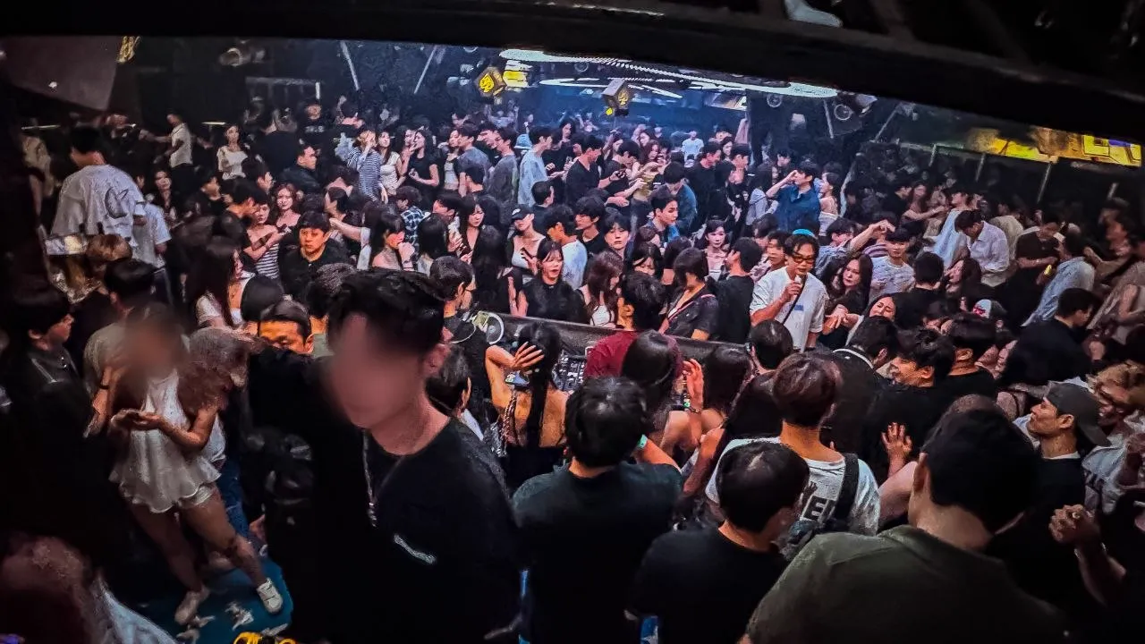 클럽 에이스 서울 메인 플로어 실제 사진 — 서울 강남 클럽